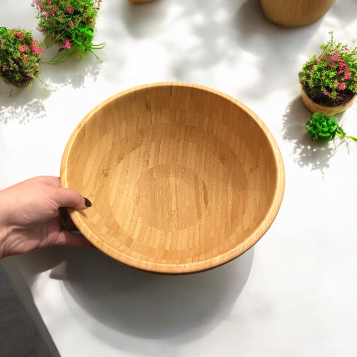 Bamboo Switch Bamboo Serving Bowl - lily & onyx