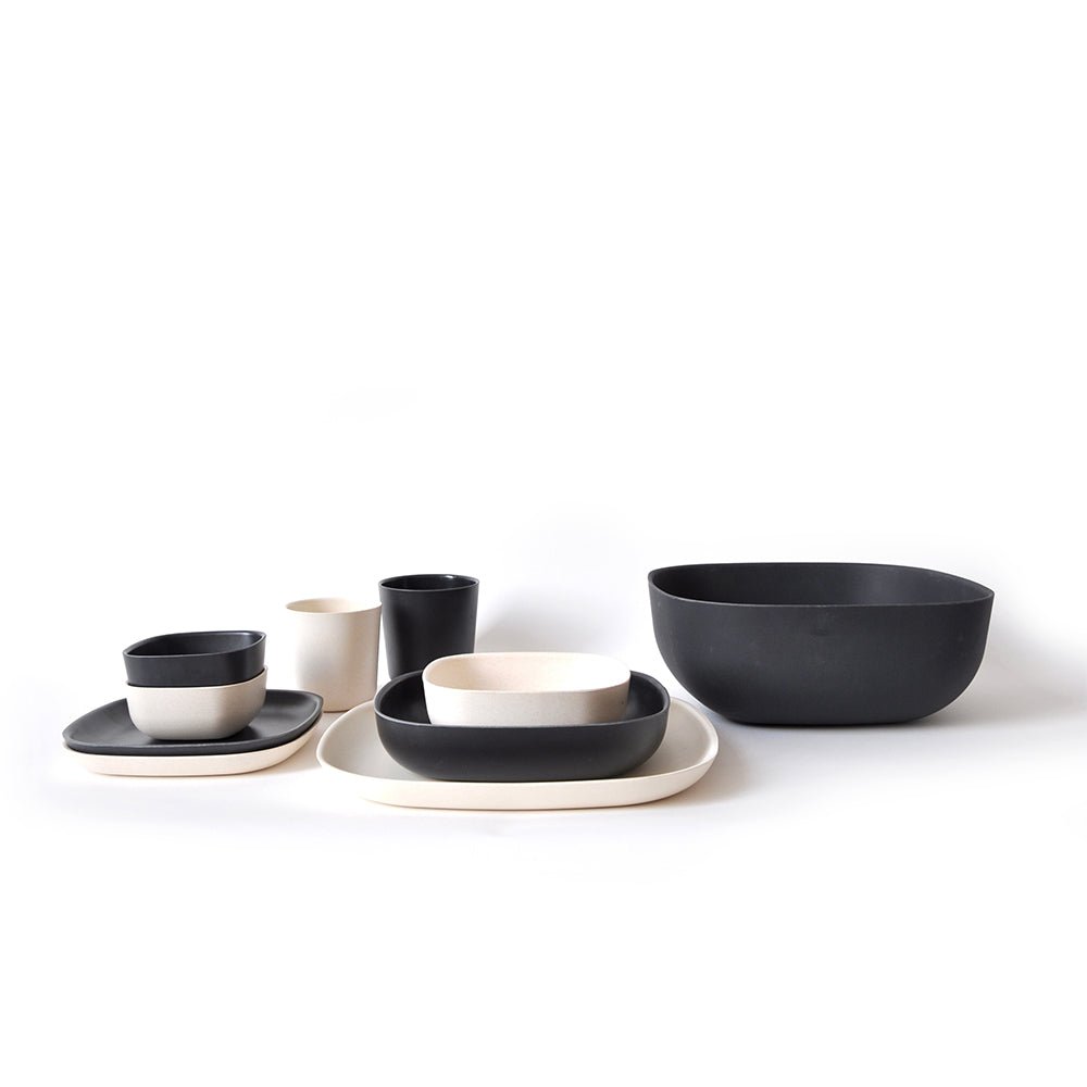 
                      
                        EKOBO Bamboo Side Plate - 4 Piece Set - Off White - lily & onyx
                      
                    