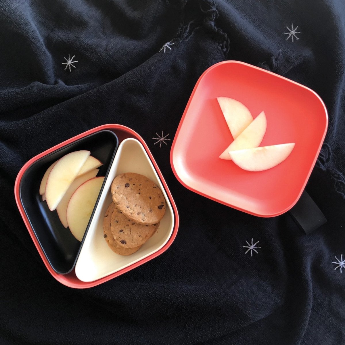 EKOBO Bamboo Square Bento Lunch Box - Coral - lily & onyx