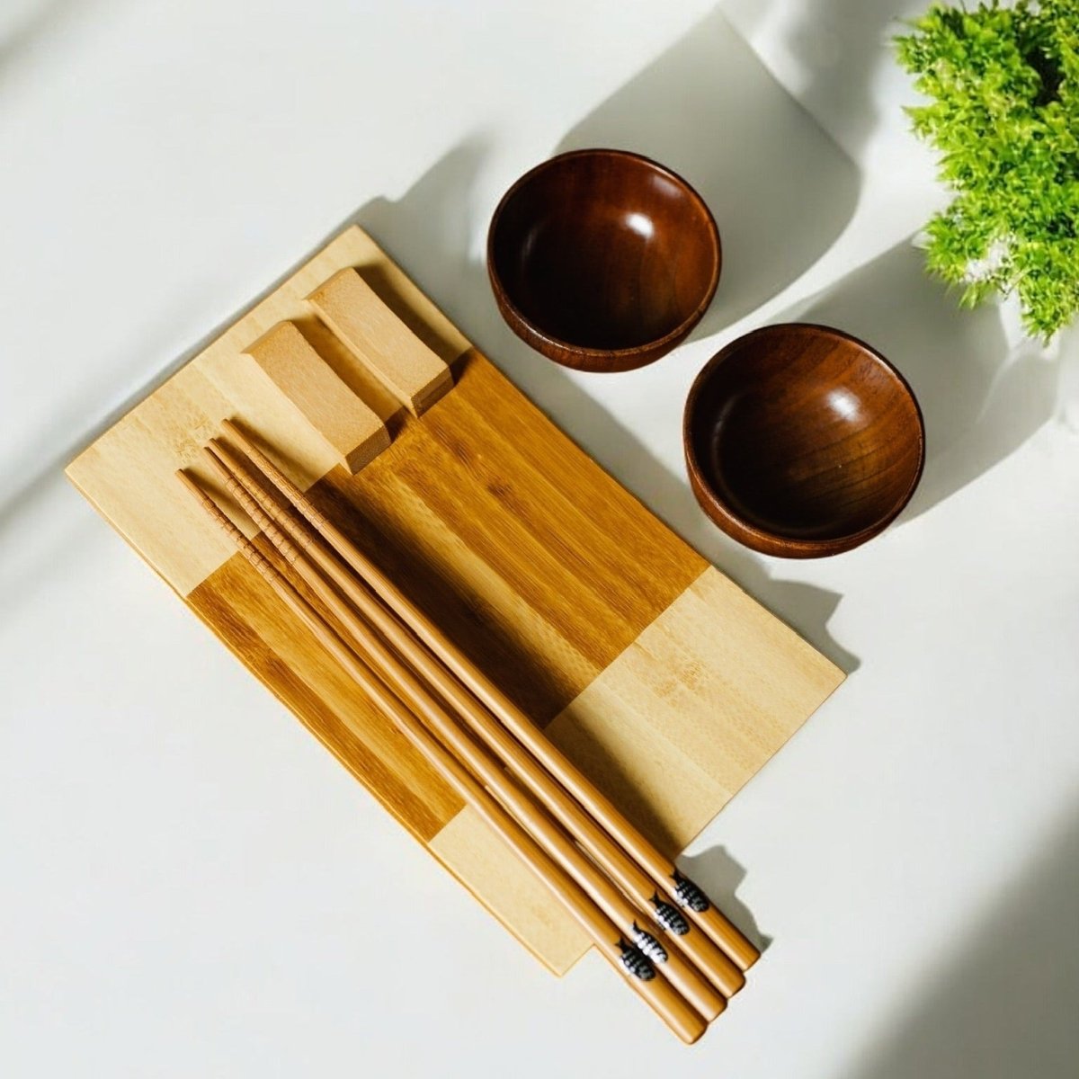 Bamboo Switch Bamboo Sushi Plate Set - lily & onyx
