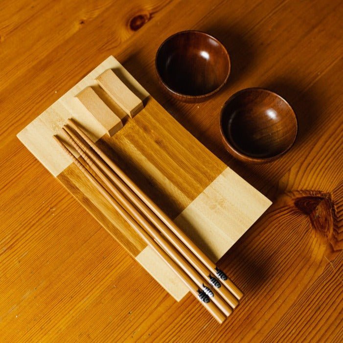 Bamboo Switch Bamboo Sushi Plate Set - lily & onyx