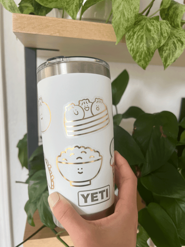 
                      
                        A Jar of Pickles Bao Dumpling Basket Gold Foil Vinyl Sticker
                      
                    
