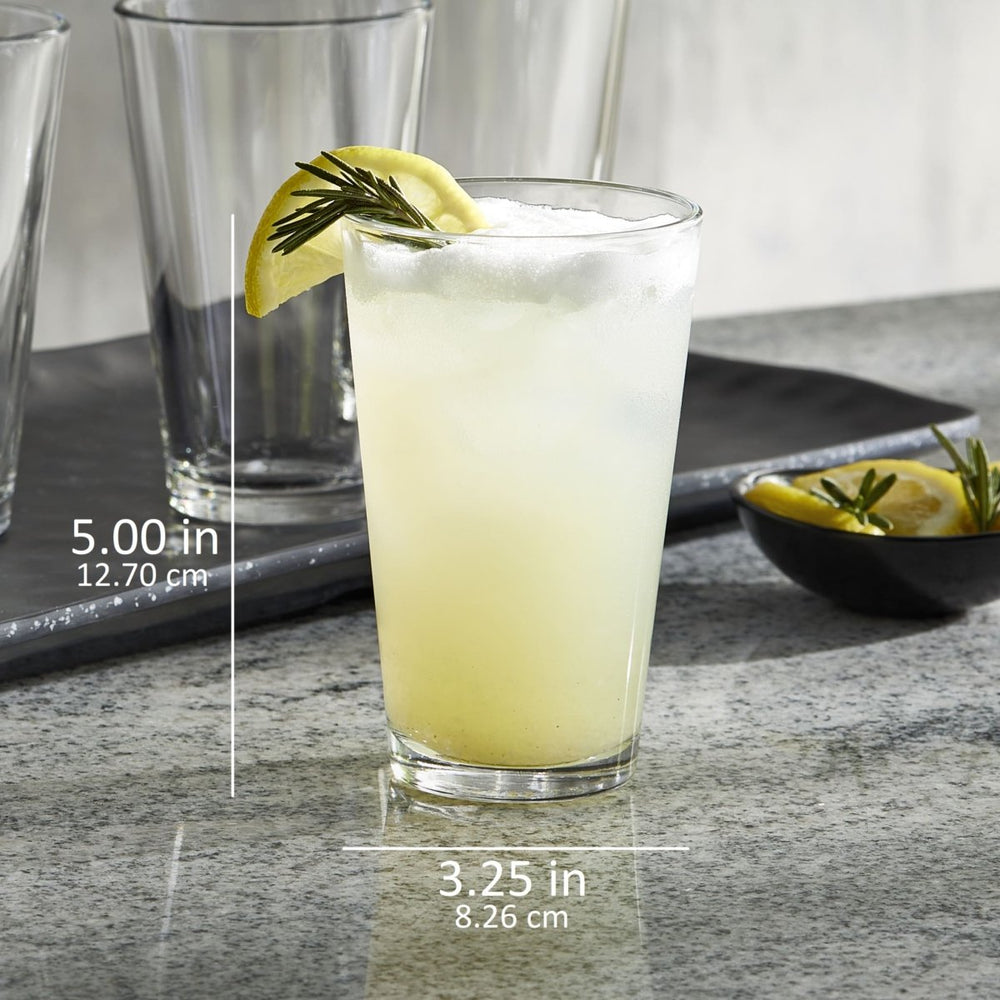 
                      
                        Libbey Bar Essentials Hi - Ball Glasses, 12 oz - Set of 6 - lily & onyx
                      
                    
