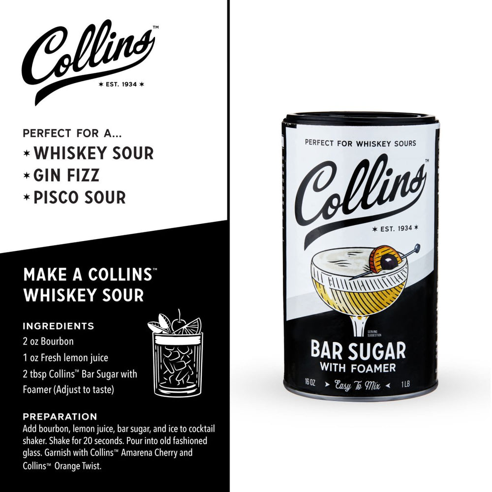 
                      
                        Collins Bar Sugar with Foamer, 16 oz - lily & onyx
                      
                    