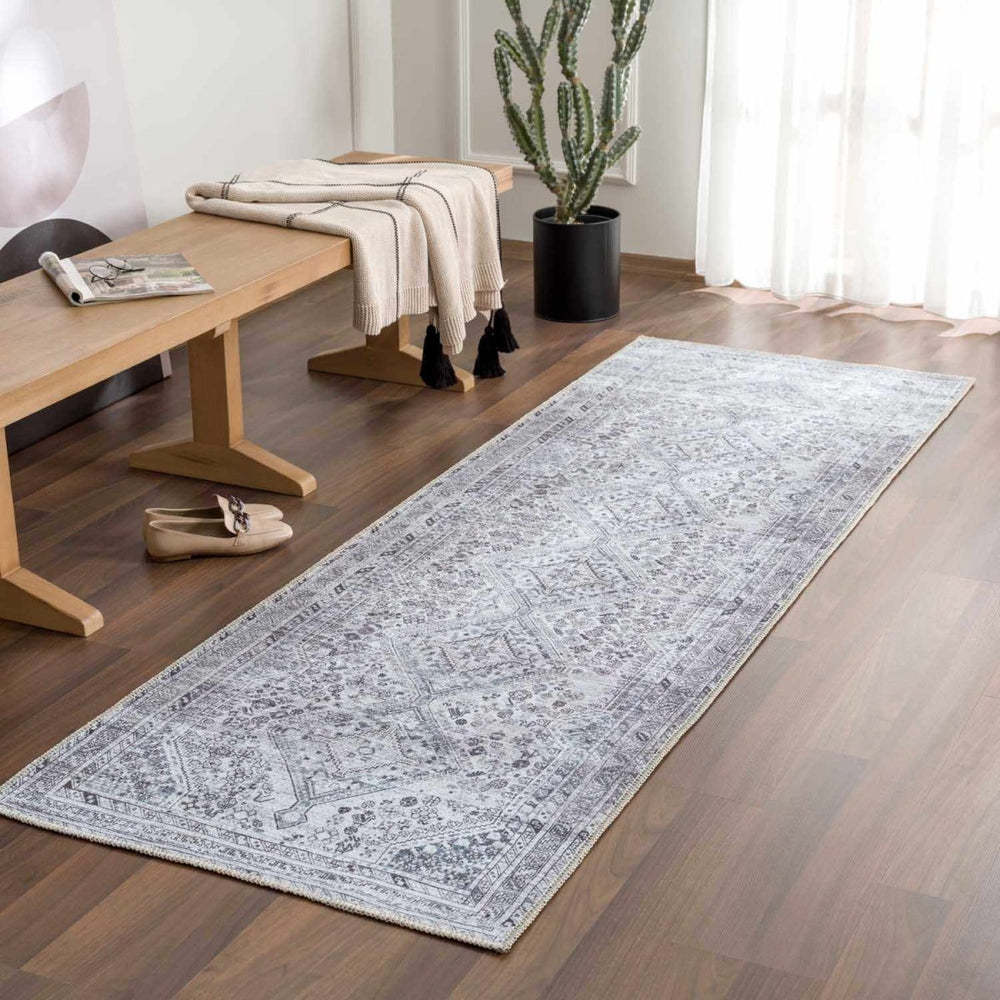 
                      
                        Hauteloom Barny Gray Washable Area Rug - lily & onyx
                      
                    