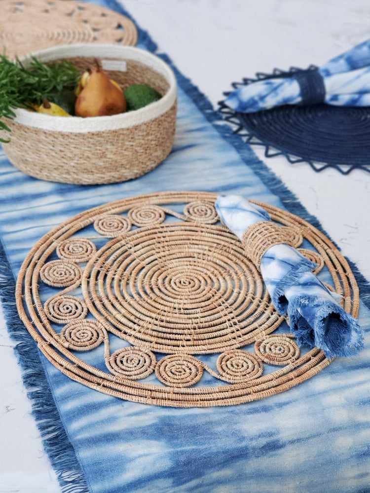 
                      
                        KORISSA Bayu Woven Palm Fiber Placemat - Natural (Set of 2) - lily & onyx
                      
                    