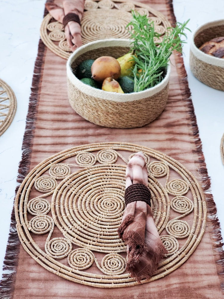 
                      
                        KORISSA Bayu Woven Palm Fiber Placemat - Natural (Set of 2) - lily & onyx
                      
                    