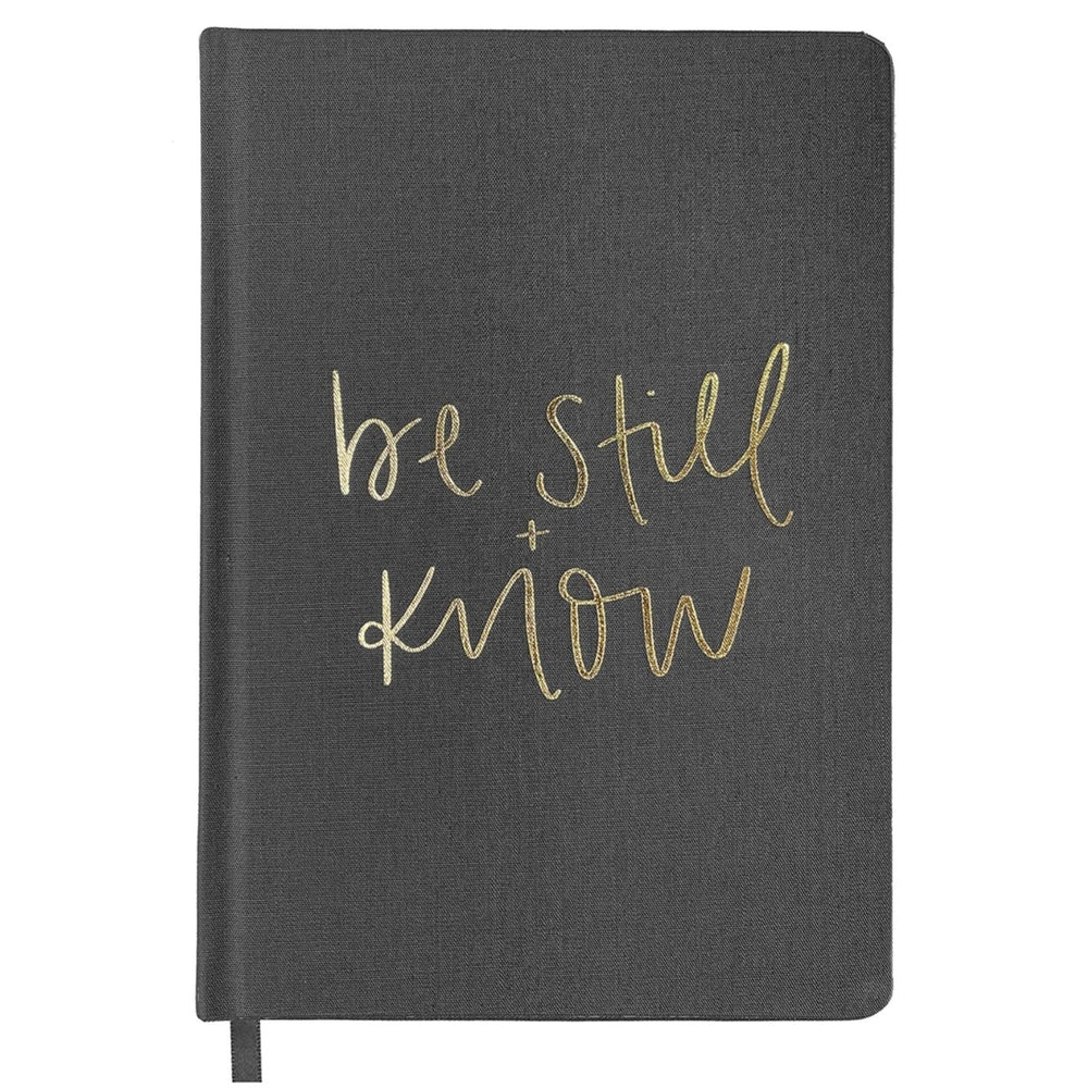 Sweet Water Decor Be Still and Know Fabric Journal - lily & onyx