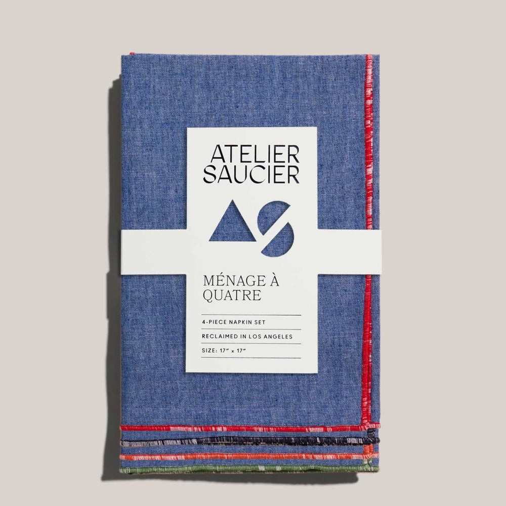 ATELIER SAUCIER Beach Ball Napkins | Set of 4 - lily & onyx