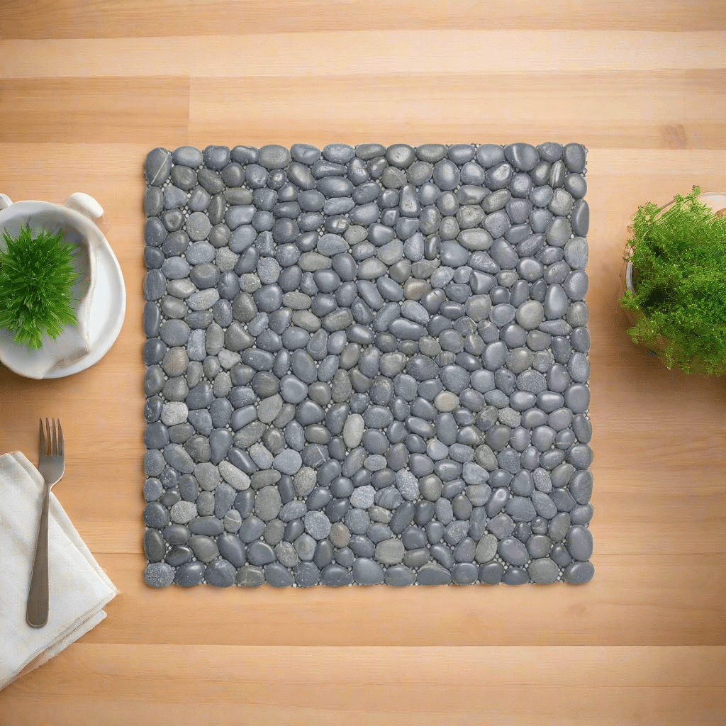 texxture Beachstone River Rock Placemat - lily & onyx
