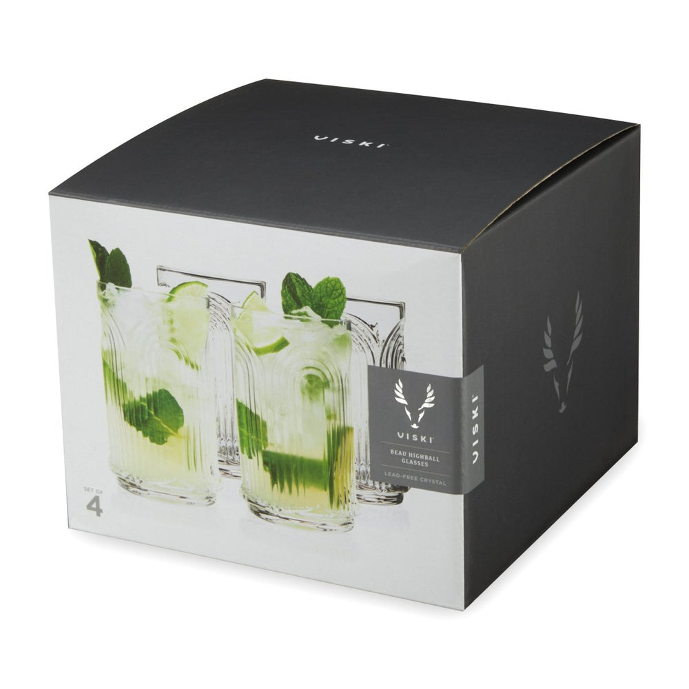 
                      
                        Viski Beau Highball Glasses - lily & onyx
                      
                    