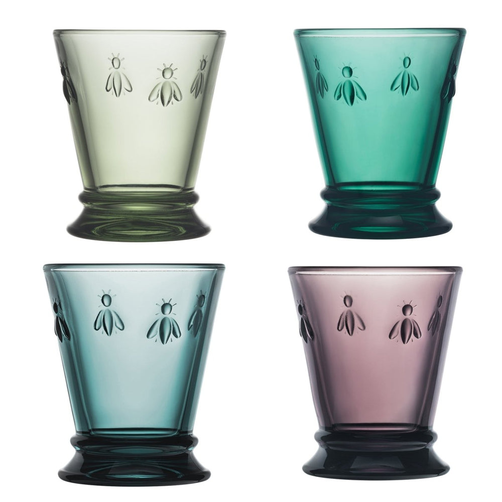 La Rochere NA Bee Tumbler, Assorted Colors - Set of 4 - lily & onyx