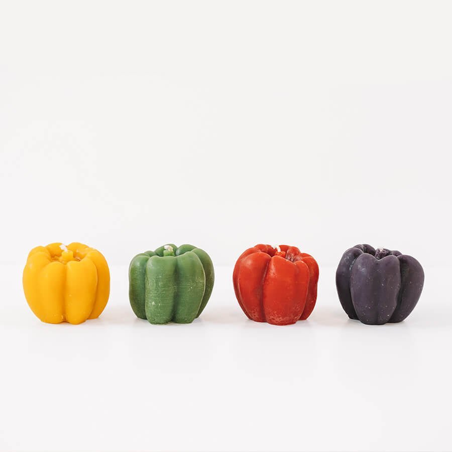 Happy Organics Beeswax Bell Pepper Candle - lily & onyx