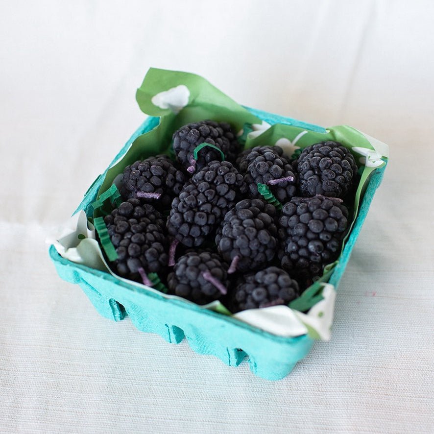 Happy Organics Beeswax Blackberry Birthday Candles - lily & onyx