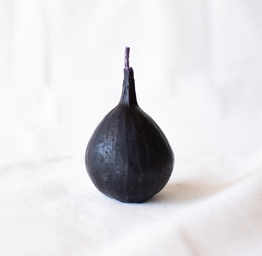 Happy Organics Beeswax Fig Candle - lily & onyx