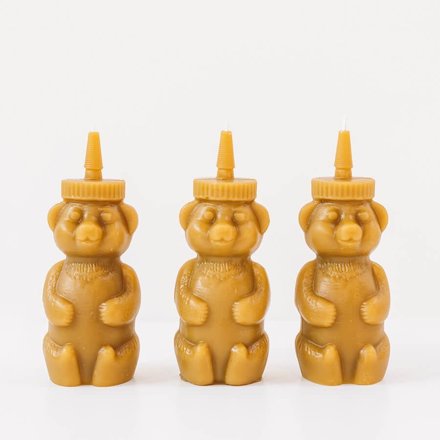 
                      
                        Happy Organics Beeswax Honey Bear Candle - lily & onyx
                      
                    