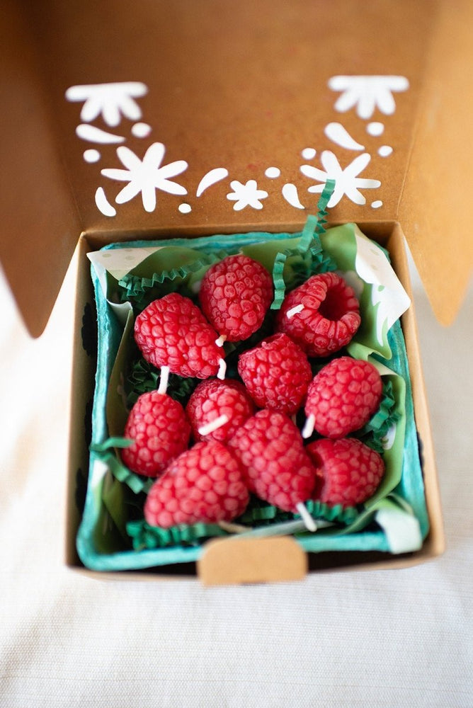 
                      
                        Happy Organics Beeswax Raspberry Birthday Candles - 10 Pack - lily & onyx
                      
                    
