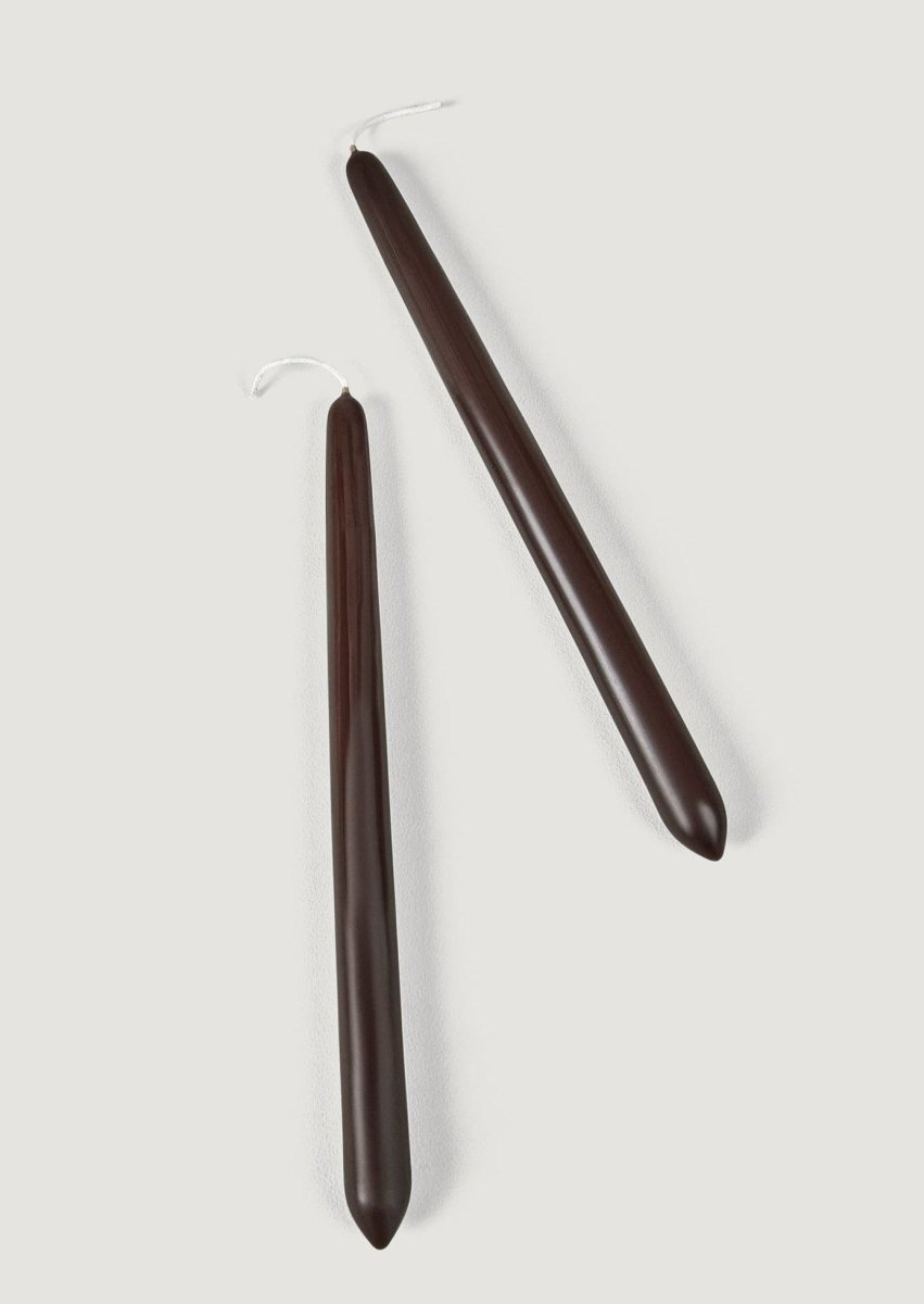 Mo&Co Home Beeswax Taper Candles in Chestnut, 10