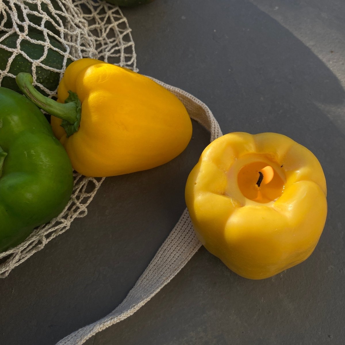 Scandles Bell Pepper Candle - Yellow - lily & onyx