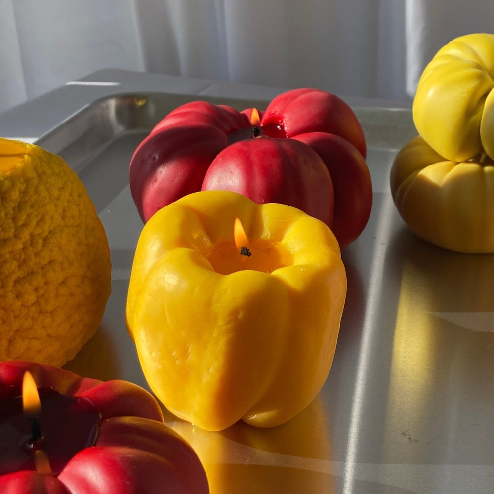 
                      
                        Scandles Bell Pepper Candle - Yellow - lily & onyx
                      
                    