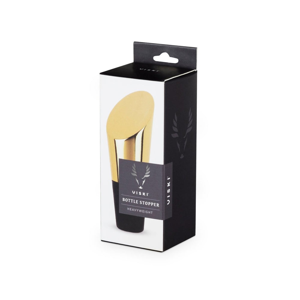 
                      
                        Viski Belmont Heavyweight Bottle Stopper, Gold - lily & onyx
                      
                    