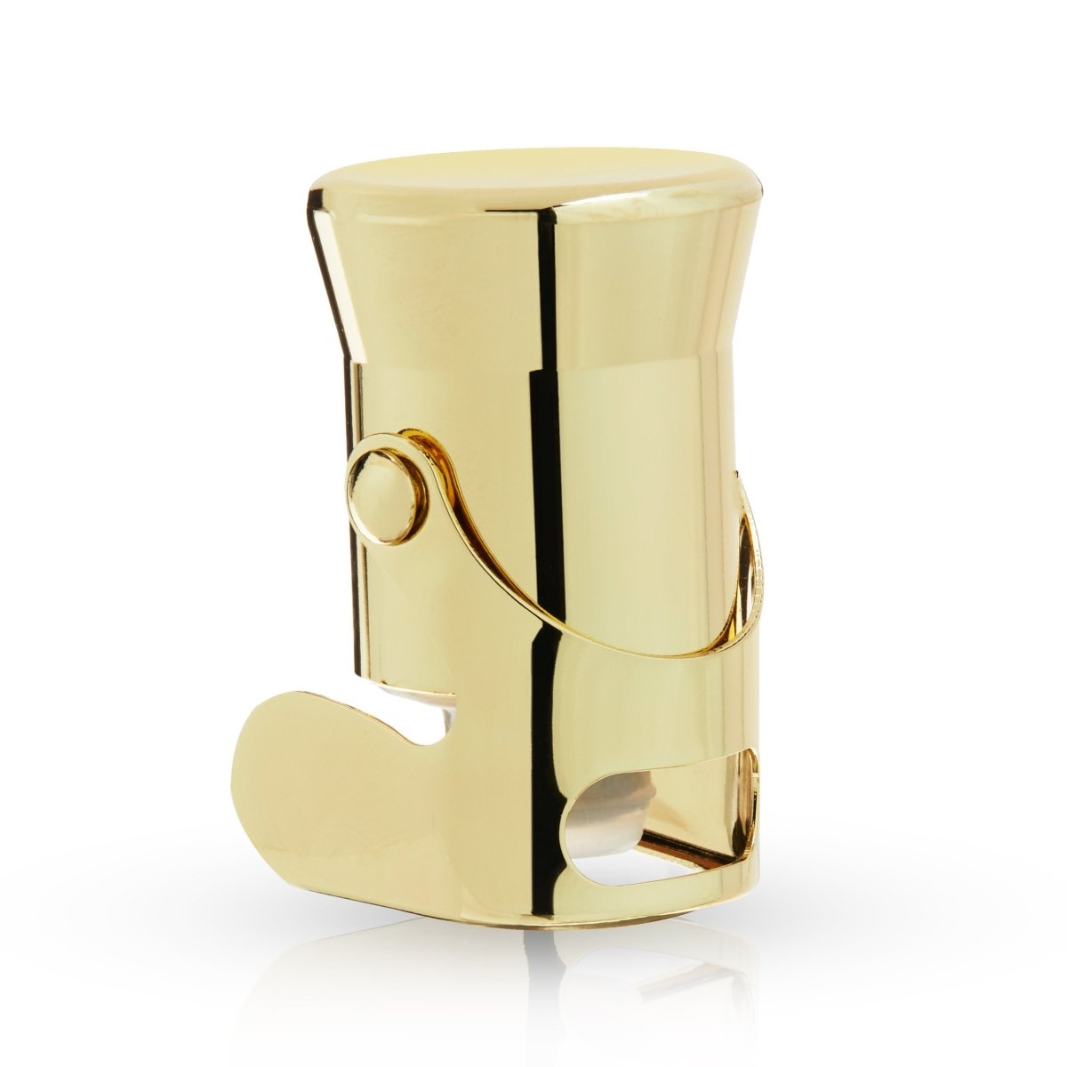 Viski Belmont Heavyweight Champagne Stopper, Gold - lily & onyx