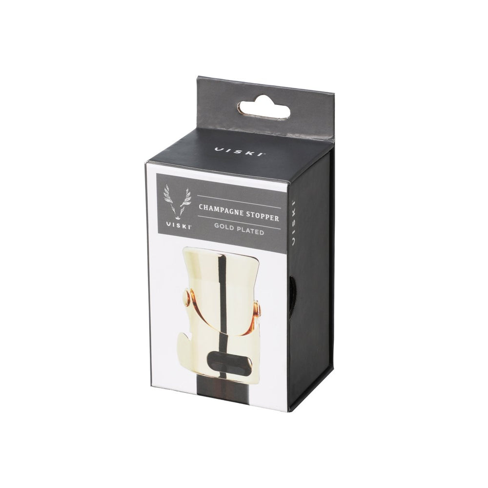 
                      
                        Viski Belmont Heavyweight Champagne Stopper, Gold - lily & onyx
                      
                    