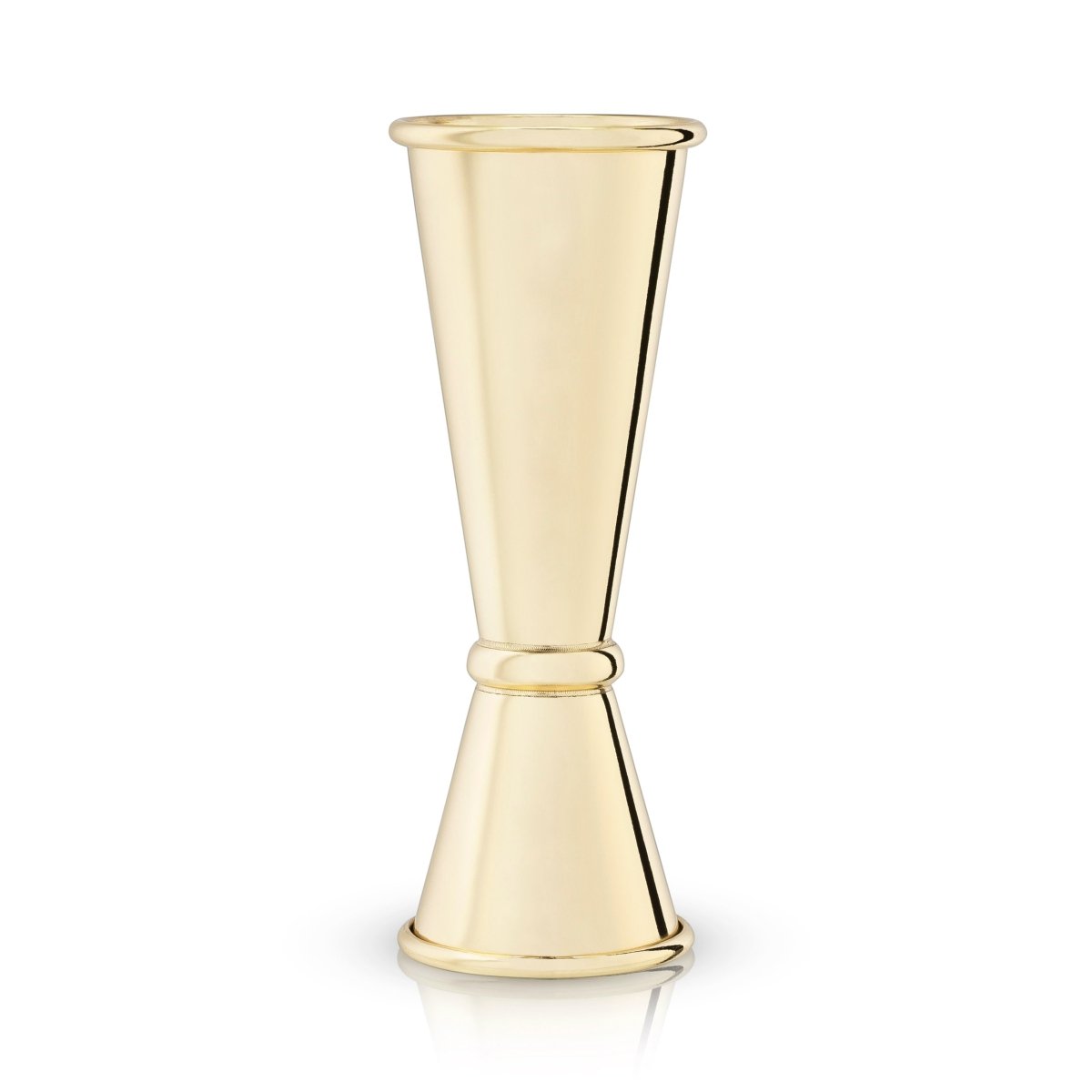 Viski Belmont Large Japanese - Style Jigger, Gold - lily & onyx