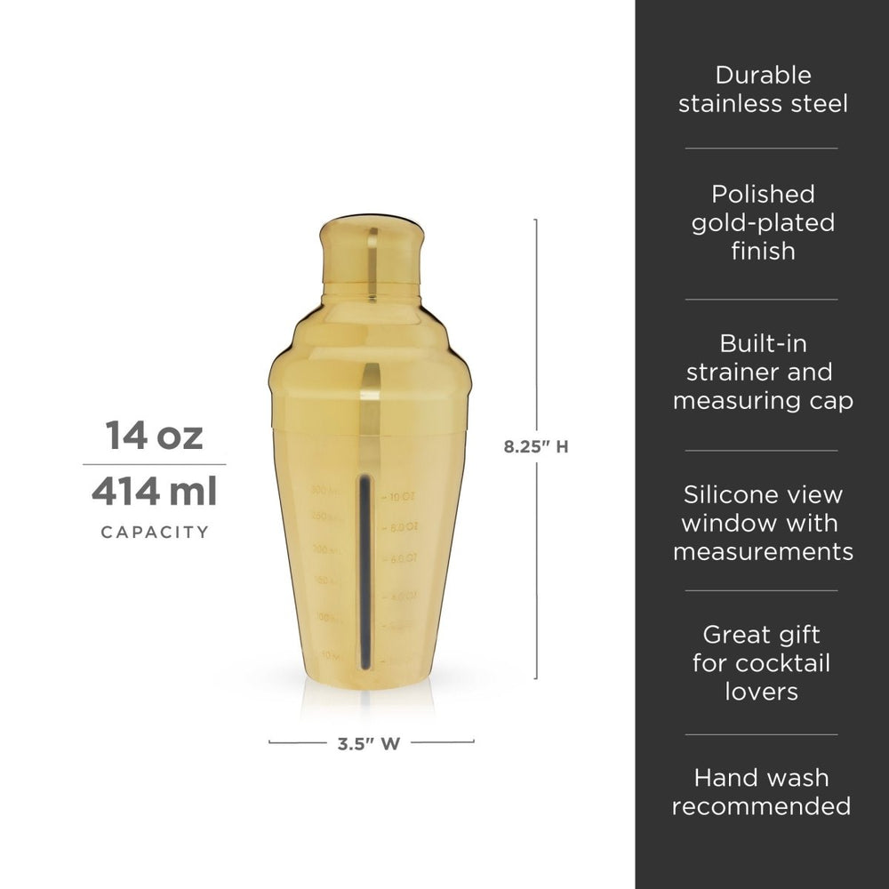 
                      
                        Viski Belmont Measured Cocktail Shaker - lily & onyx
                      
                    