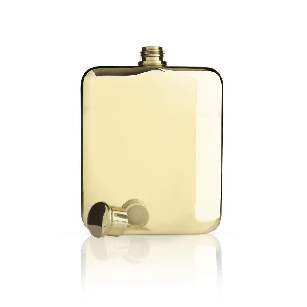 
                      
                        Viski Belmont Stainless Steel Flask, Gold
                      
                    