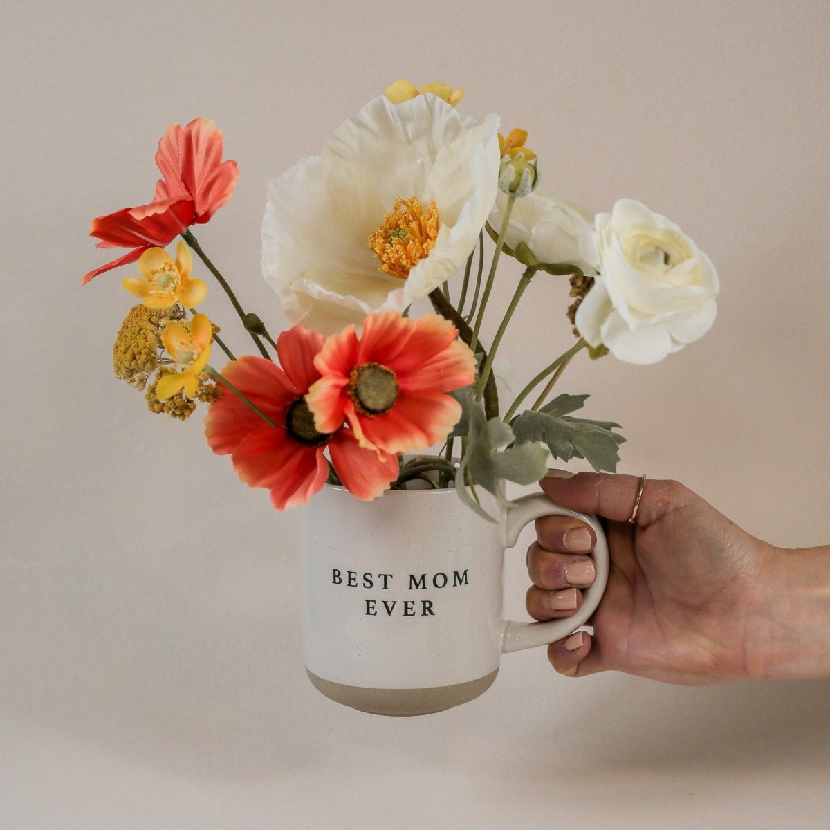 Sweet Water Decor Best Mom Ever Stoneware Coffee Mug, 14oz - lily & onyx