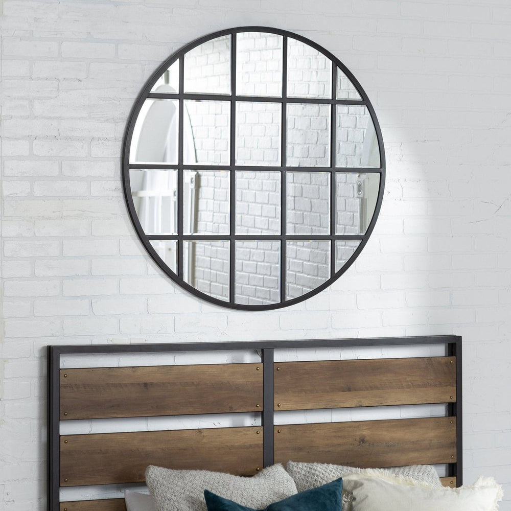 Walker Edison Beveled Window Mirror - lily & onyx