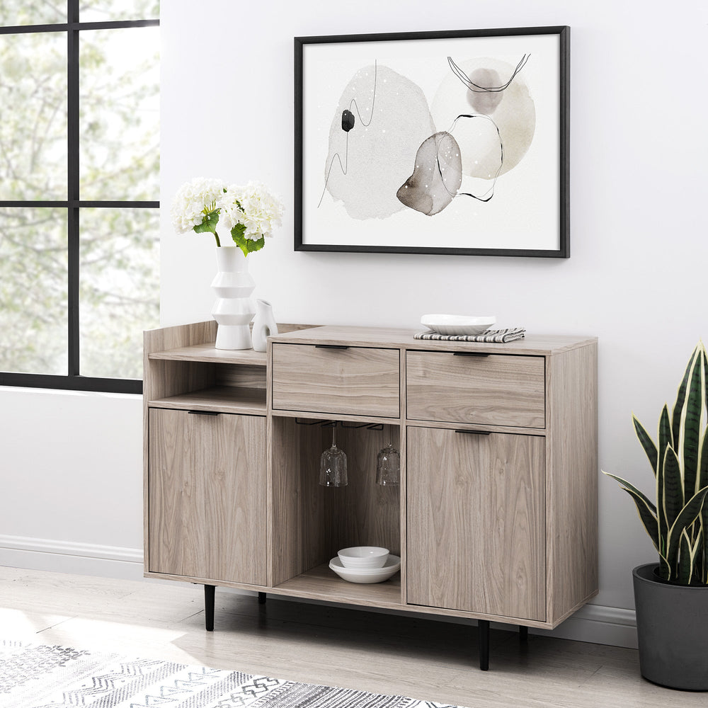 
                      
                        48" Modern 2-Drawer and 2-Door Bar Cabinet
                      
                    