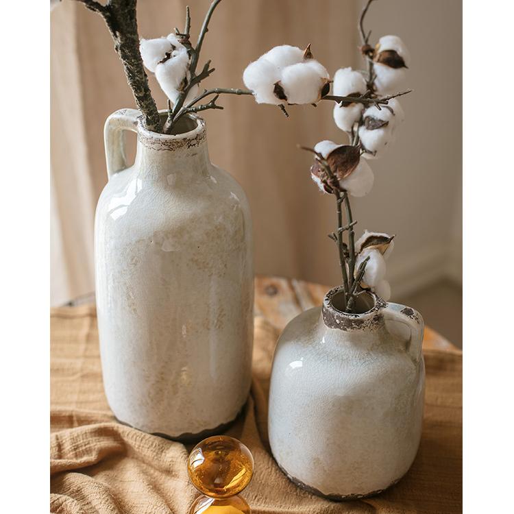 
                      
                        Binglie Glazed Pottery Vase with Single Handle
                      
                    