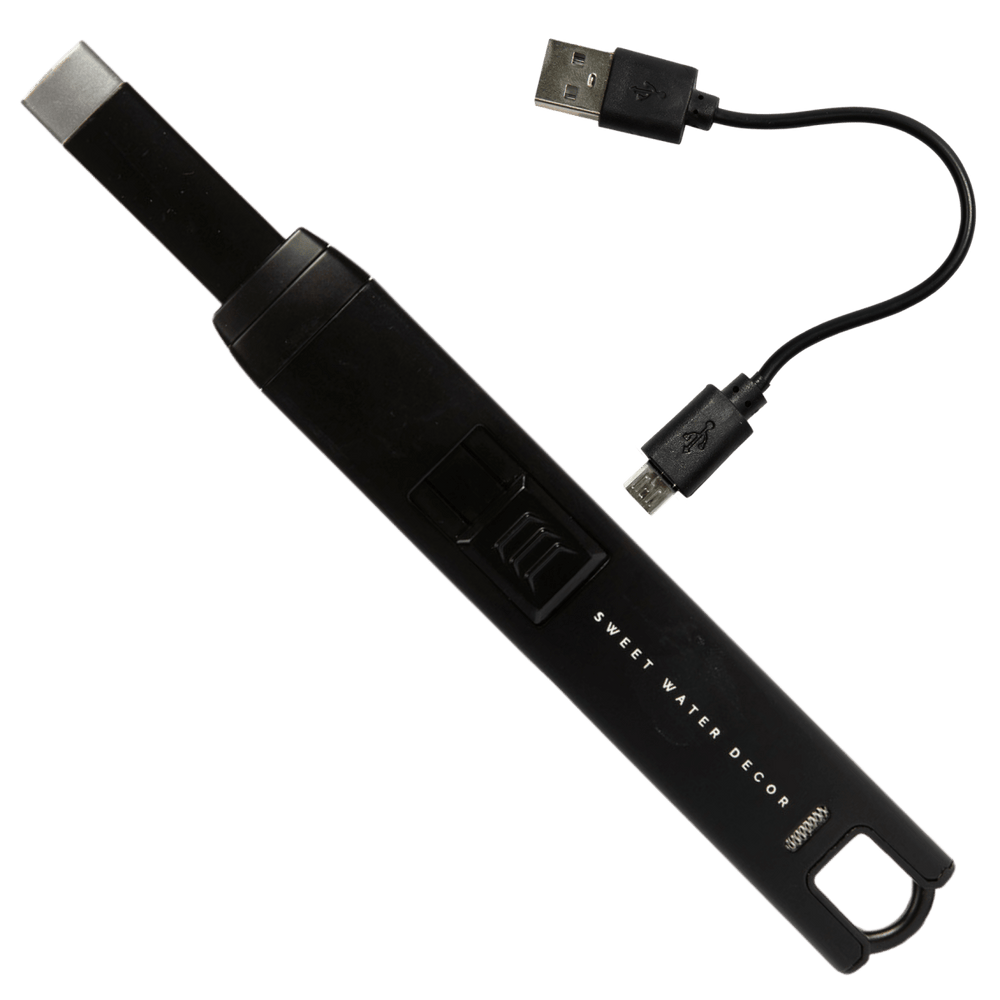 Sweet Water Decor Black Electric Lighter, Large - lily & onyx