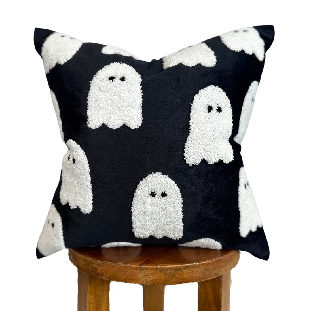 Busa Designs Black Ghost Pillow Cover - lily & onyx