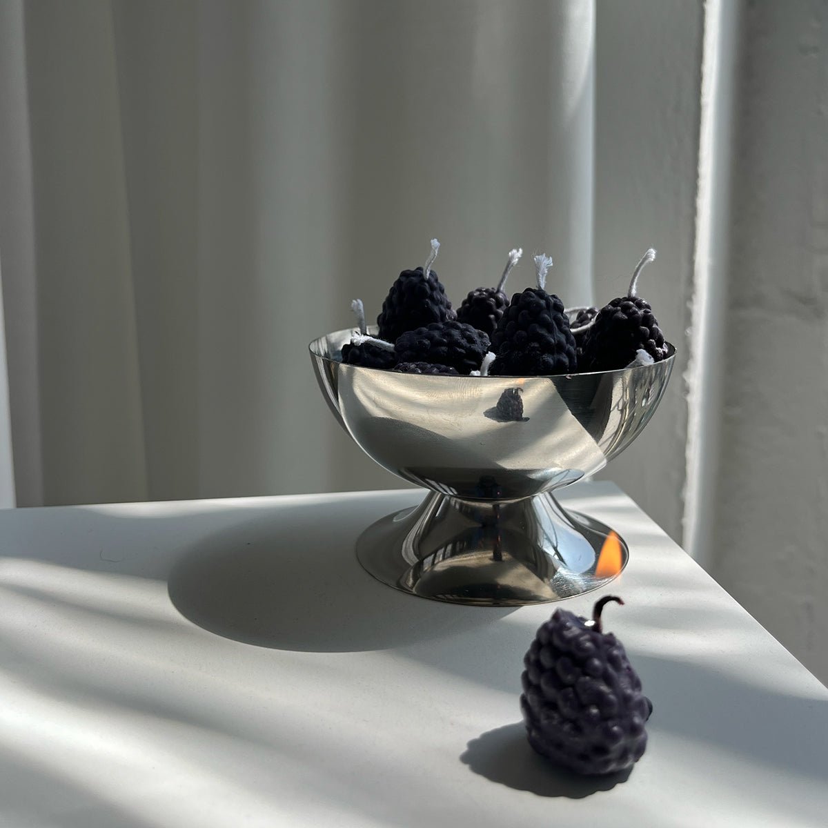 Scandles Blackberry Candles - 10 Pack - lily & onyx