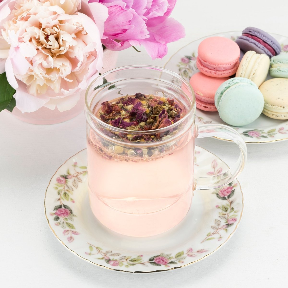 Pinky Up Tea Blake Glass Tea Infuser Mug, 12oz - lily & onyx
