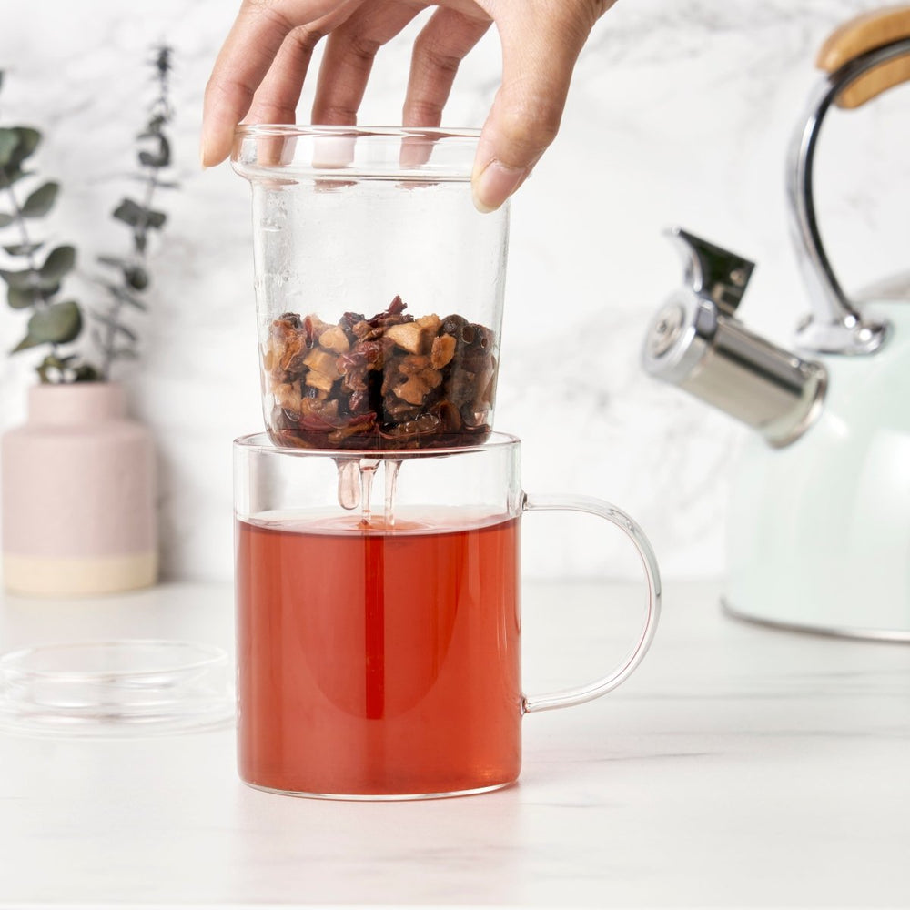 
                      
                        Pinky Up Tea Blake Glass Tea Infuser Mug, 12oz - lily & onyx
                      
                    