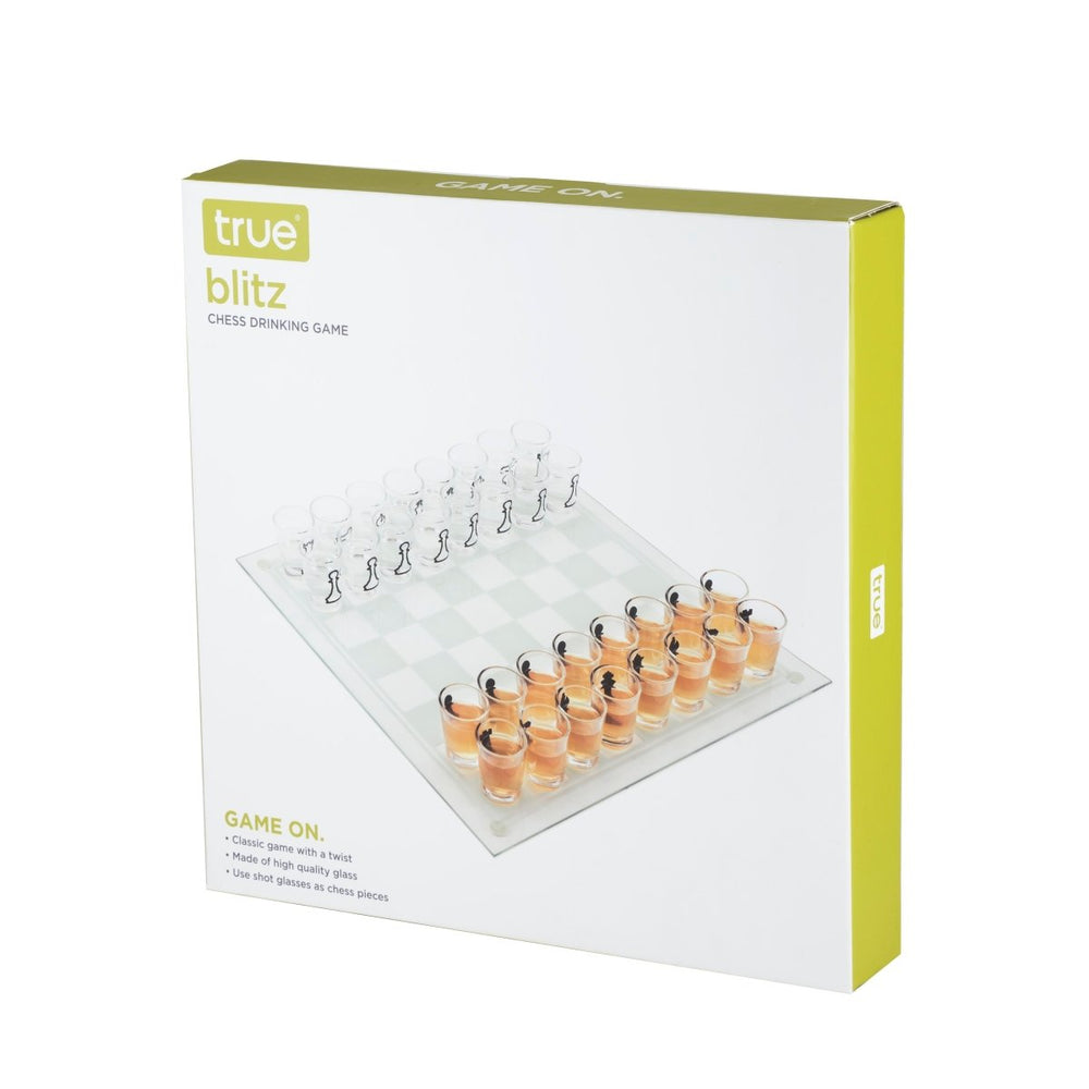 
                      
                        True Blitz Shot Glass Chess Drinking Game - lily & onyx
                      
                    
