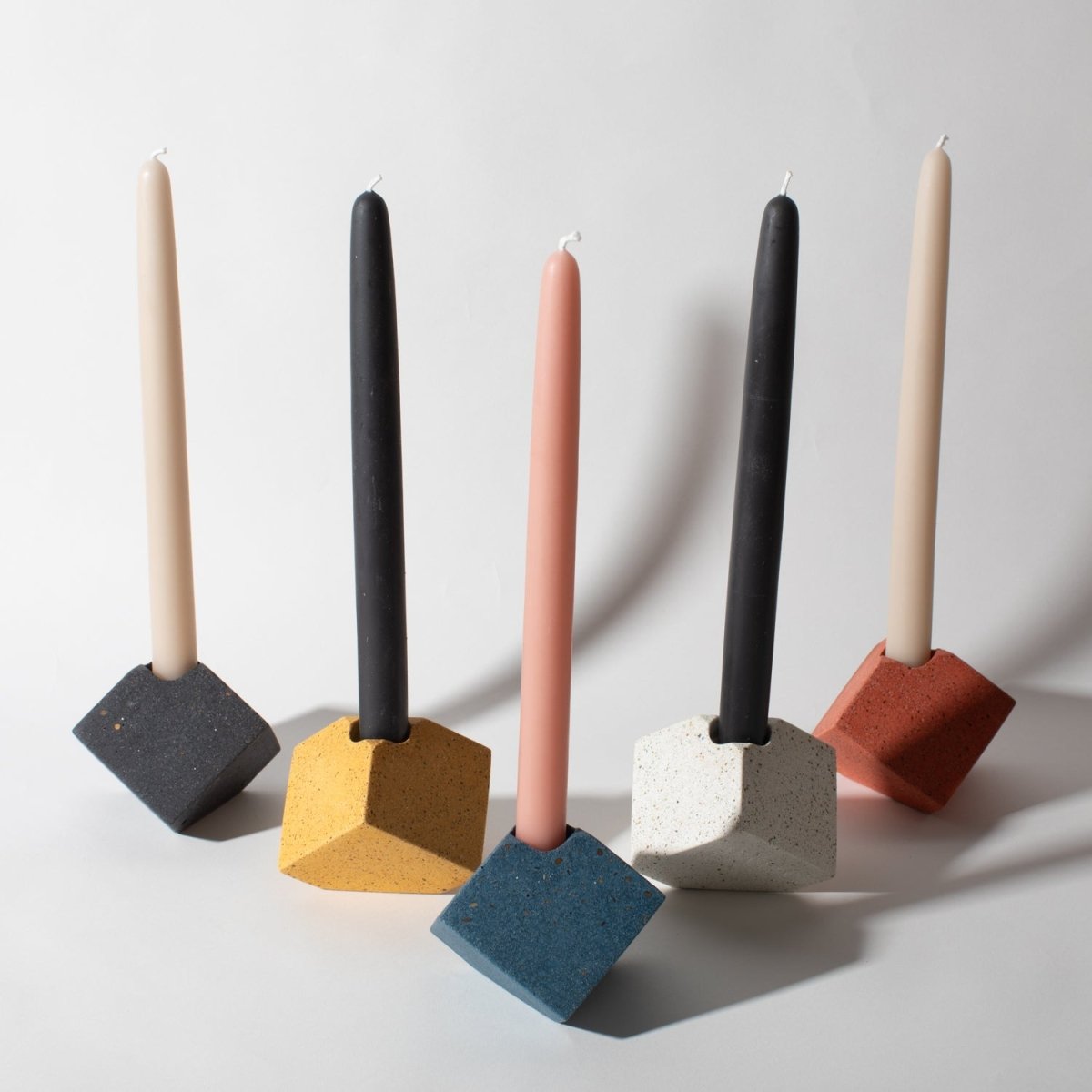 Pretti.Cool Block Candlestick Holders - Cubes - lily & onyx