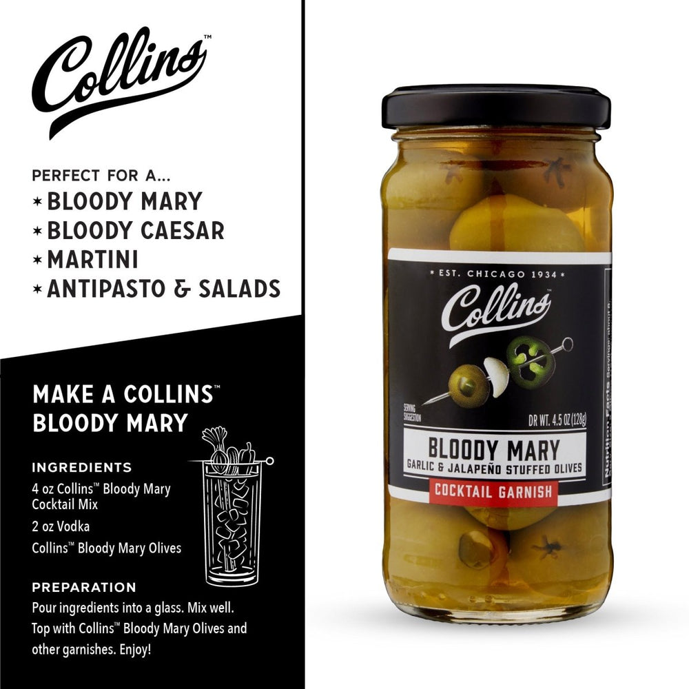 
                      
                        Collins Bloody Mary Olives, 4.5 oz - lily & onyx
                      
                    