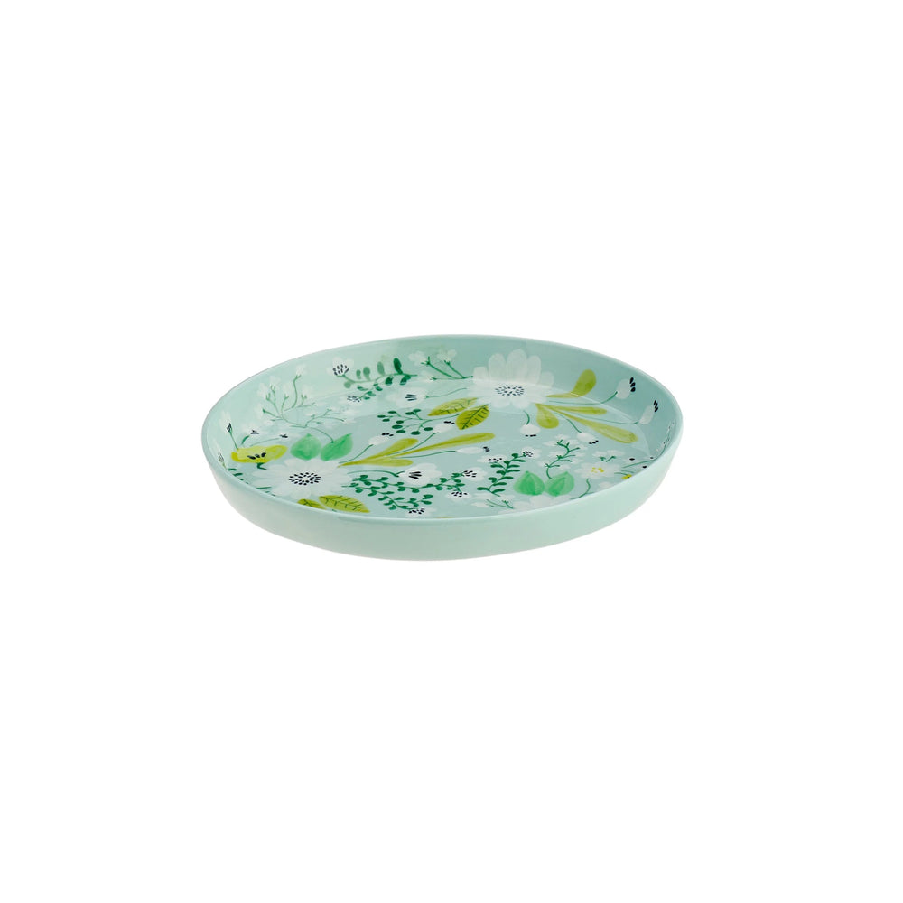 texxture Bloomsbury™ Hand Painted Plate, 7 Inch - lily & onyx