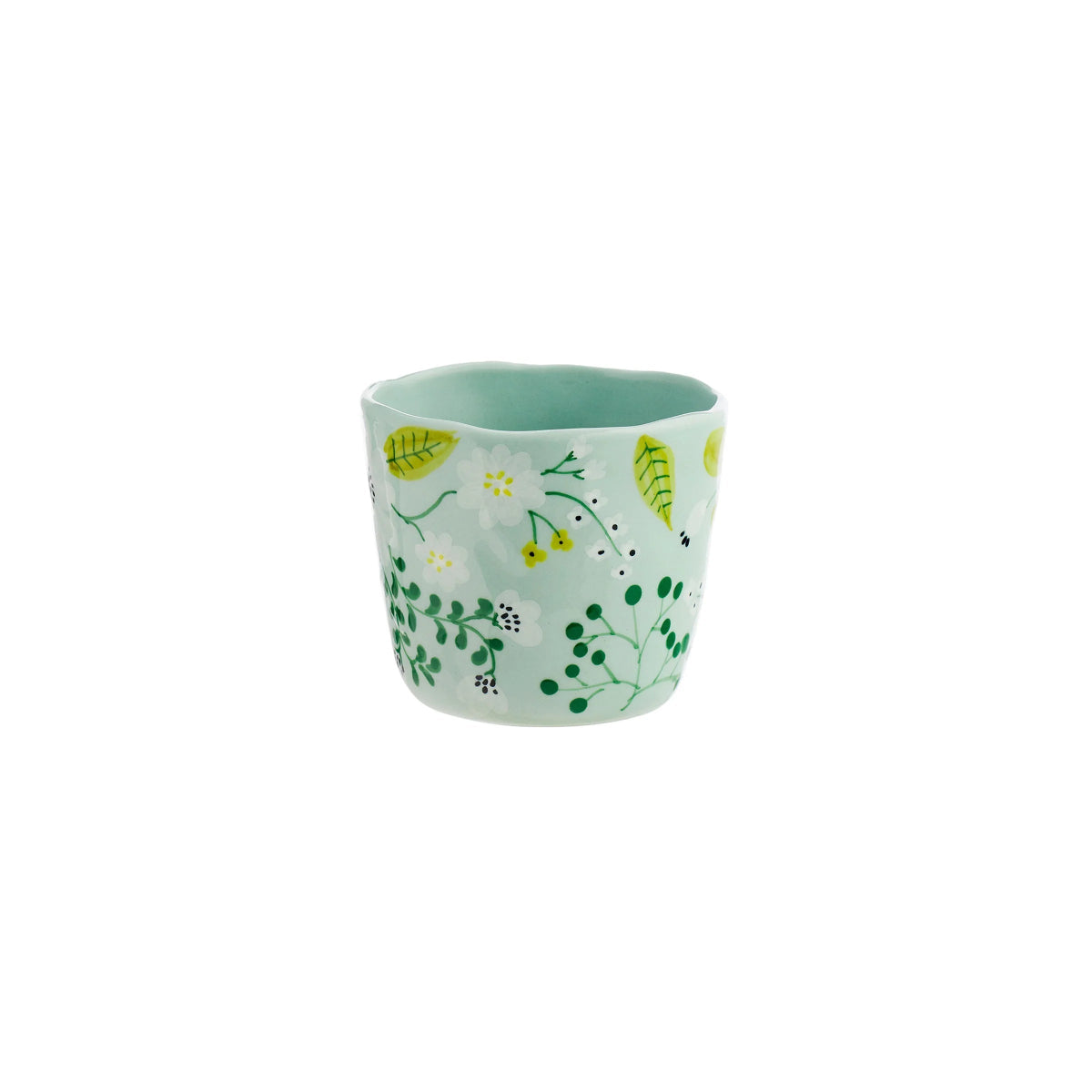 texxture Bloomsbury™ Hand Painted Teacup, 4oz - lily & onyx