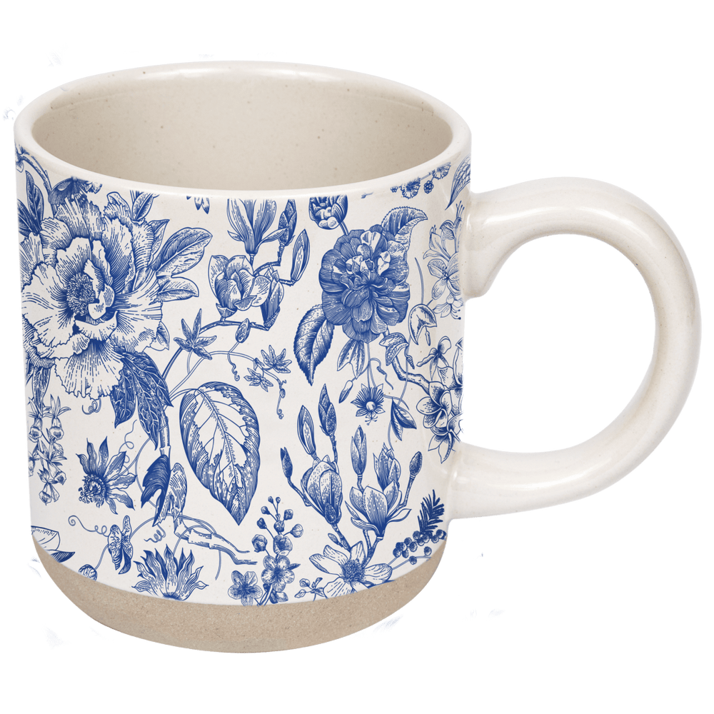 
                      
                        Sweet Water Decor Blue Delft 14oz. Stoneware Coffee Mug - lily & onyx
                      
                    