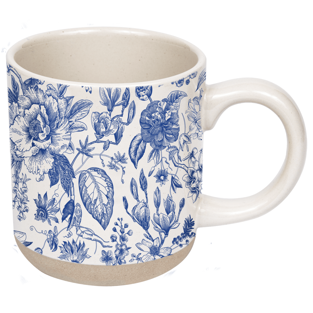 Sweet Water Decor Blue Delft 14oz. Stoneware Coffee Mug - lily & onyx