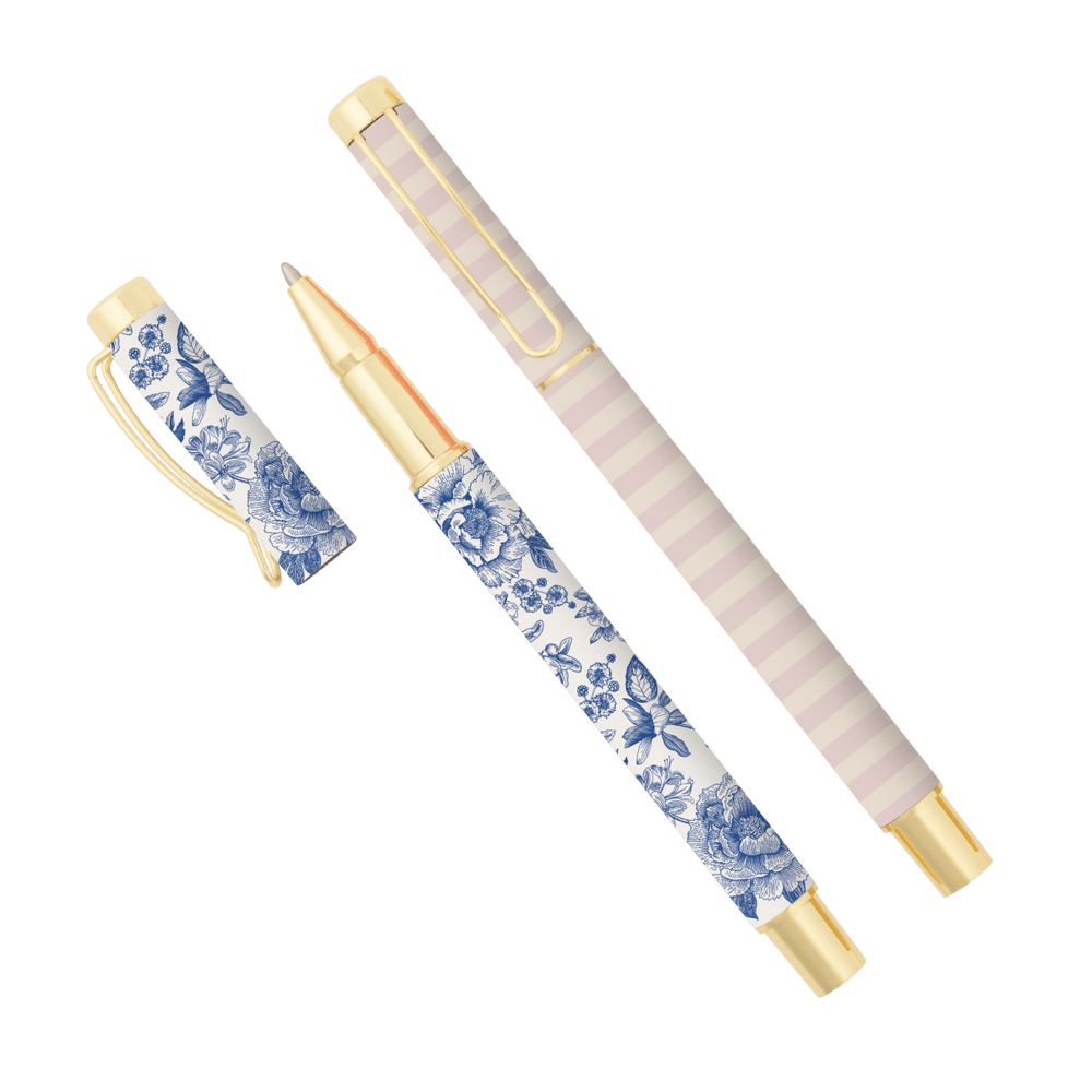 Sweet Water Decor Blue Delft Pen Set - lily & onyx