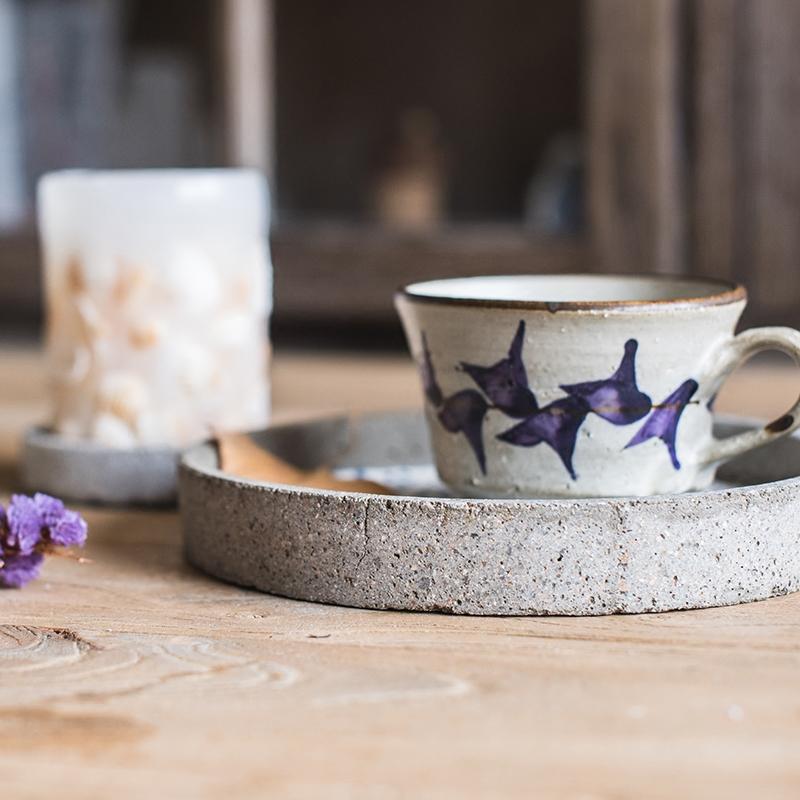 
                      
                        RusticReach Blue Pattern Cement Plant Saucer & Tray, Set of 2 - lily & onyx
                      
                    