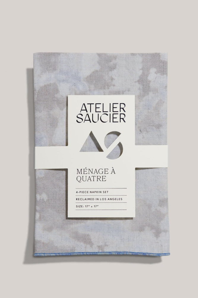 
                      
                        ATELIER SAUCIER Blue Sky Linen Napkins | Set of 4 - lily & onyx
                      
                    