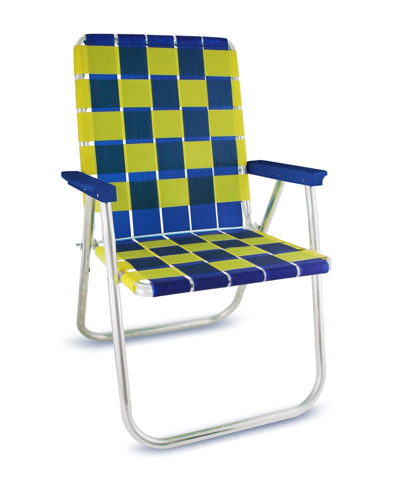 Lawn Chair USA Blue & Yellow Classic Chair - lily & onyx